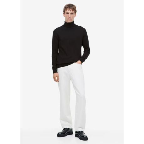 Slim Fit Fine-knit Turtleneck Sweater