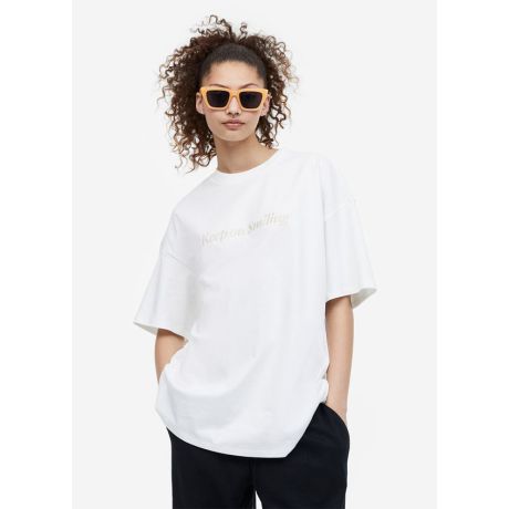 Oversized Motif T-shirt