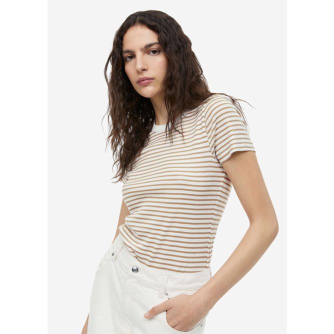 Ribbed modal T-shirts