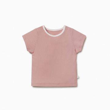 Ribbed Short Sleeve T-Shirt